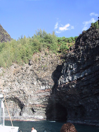 Foto Höhlen in der Steilküste - 