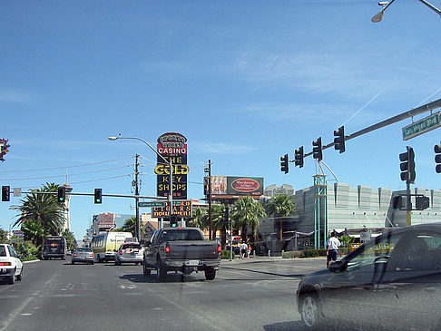 Las Vegas aus dem Auto Foto 