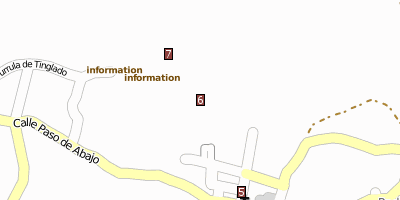 Felsgravuren von El Cementerio La Palma Stadtplan