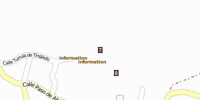 Stadtplan Felsgravuren von La Fajana La Palma