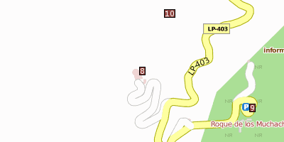 Gran Telescopio Canarias Stadtplan
