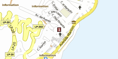 Santa Cruz de La Palma La Palma Stadtplan